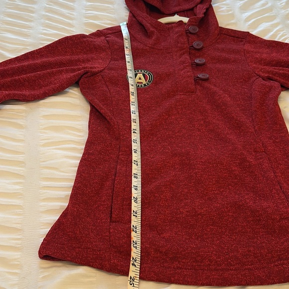 ⛷️Columbia Atlanta United FC Darling Days Hoodie With Button Detail - Size XS - Picture 8 of 11